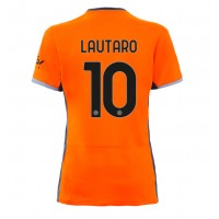 Camisa de time de futebol Inter Milan Lautaro Martinez #10 Replicas 3º Equipamento Feminina 2023-24 Manga Curta